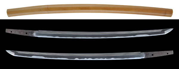 脇差　無銘　志津　第１９回重要刀剣指定 　大和伝に相州伝を加味した志津の典型作。