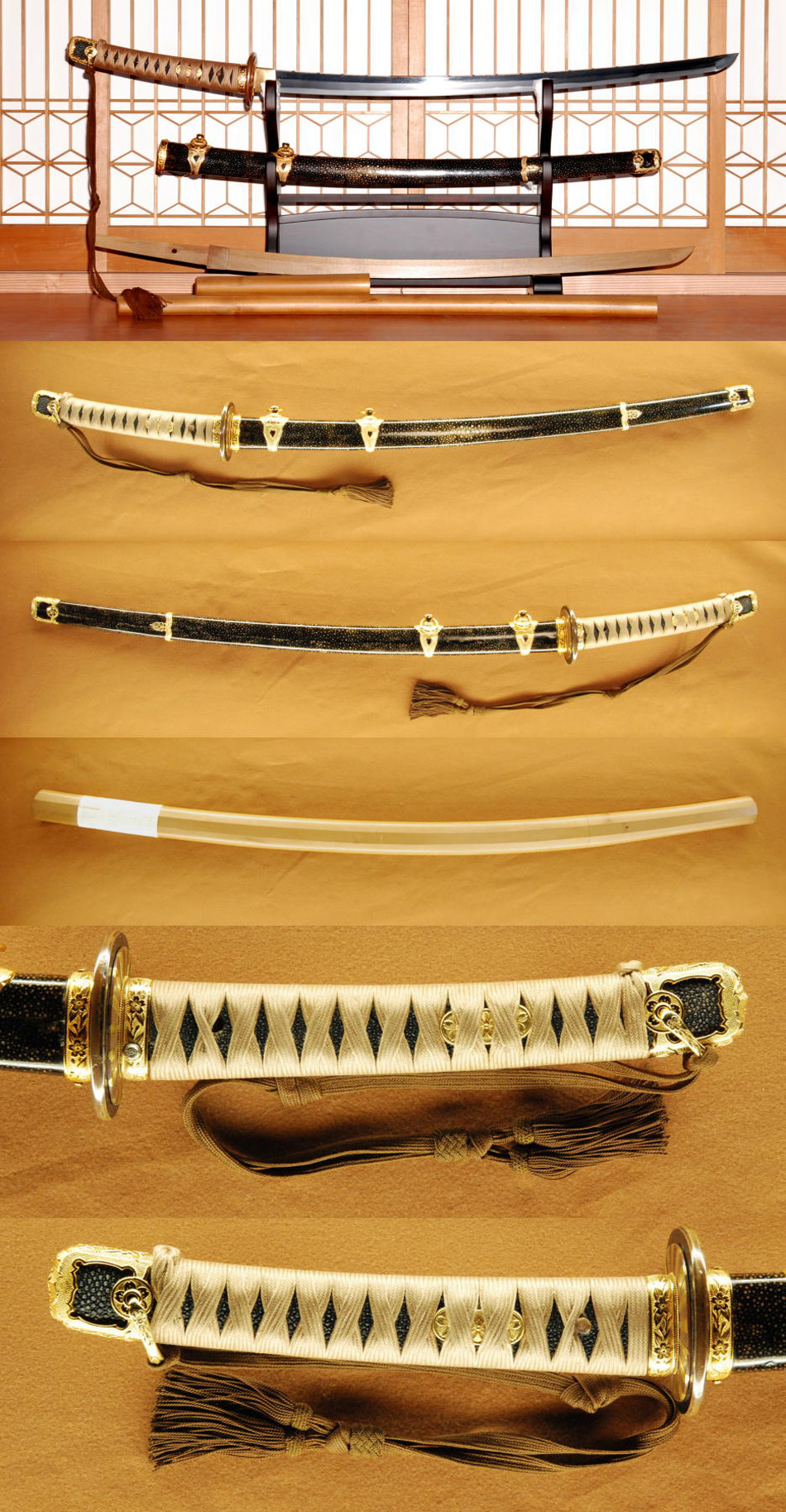 日本未発売 日本軍 帝国海軍 海軍刀 太刀型軍刀 将校 軍刀拵え 鮫皮