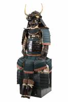 甲冑/鎧　鉄黒漆塗梅紋鋲留桶側胸腰取鳩胸二枚胴具足（BU-010125）-2