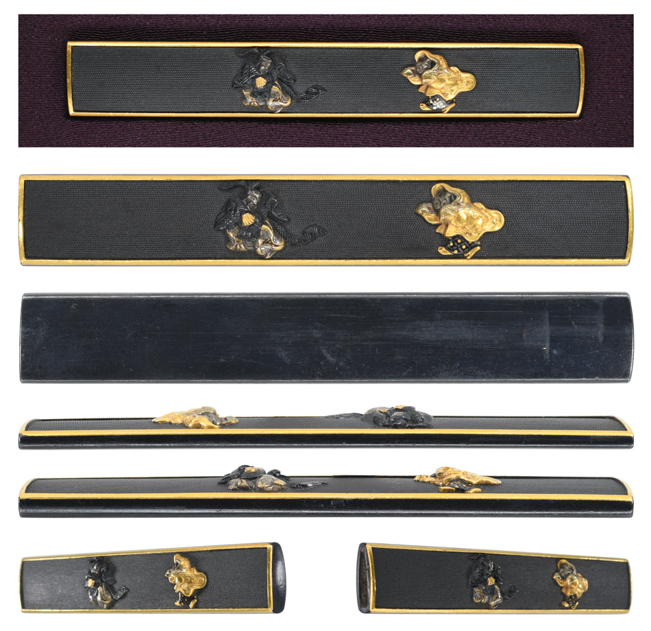 時代刀装具在銘小柄 小柄 無銘 山崎派 舞踊図小柄(KO-010126)｜刀・日本刀の販売なら日本刀