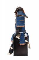 甲冑/鎧 鉄黒漆塗切付小札縹糸威二枚胴具足　甲種特別貴重資料 (BU-010126)-4