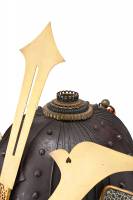 甲冑/鎧 鉄黒漆塗切付小札縹糸威二枚胴具足　甲種特別貴重資料 (BU-010126)-8