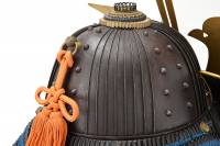 甲冑/鎧 鉄黒漆塗切付小札縹糸威二枚胴具足　甲種特別貴重資料 (BU-010126)-9