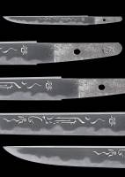 短刀　為小林知之君 時明治七年五月日源貞一鍛之(刻印)　月山(花押)　(TA-030226)-3