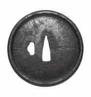 鍔　無銘　甲冑師　阿弥陀鑢文鍔　(TU-020326)-2