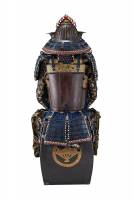 甲冑/鎧　鉄錆地瑠璃斎胸取五枚胴具足（BU-080226）-5