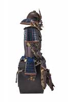 甲冑/鎧　鉄錆地瑠璃斎胸取五枚胴具足（BU-080226）-6