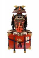 甲冑/鎧　江戸時代後期　本小札紫韋威裾白胴丸具足　兜朱銘・明珍紀宗次造之 (BU-080126)-7
