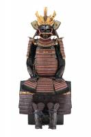 甲冑/鎧　黒漆塗本小札紫糸威丸胴具足（BU-080326）-1