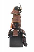 甲冑/鎧　黒漆塗本小札紫糸威丸胴具足（BU-080326）-6