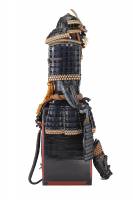 甲冑/鎧　練革黒漆塗桶側胸取六枚胴具足 (BU-090326)-4
