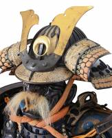 甲冑/鎧　練革黒漆塗桶側胸取六枚胴具足 (BU-090326)-5