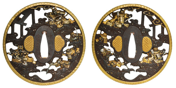 鍔 藻柄子入道宗典製（TU-040719)｜刀・日本刀の販売なら日本刀専門店