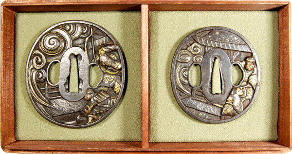 鍔 城攻め図 大小揃