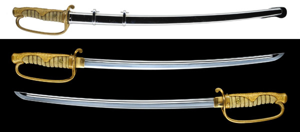 旧日本海軍 佐官サーベル拵（サーベル型旧軍刀・昭和１２年頃）極美品