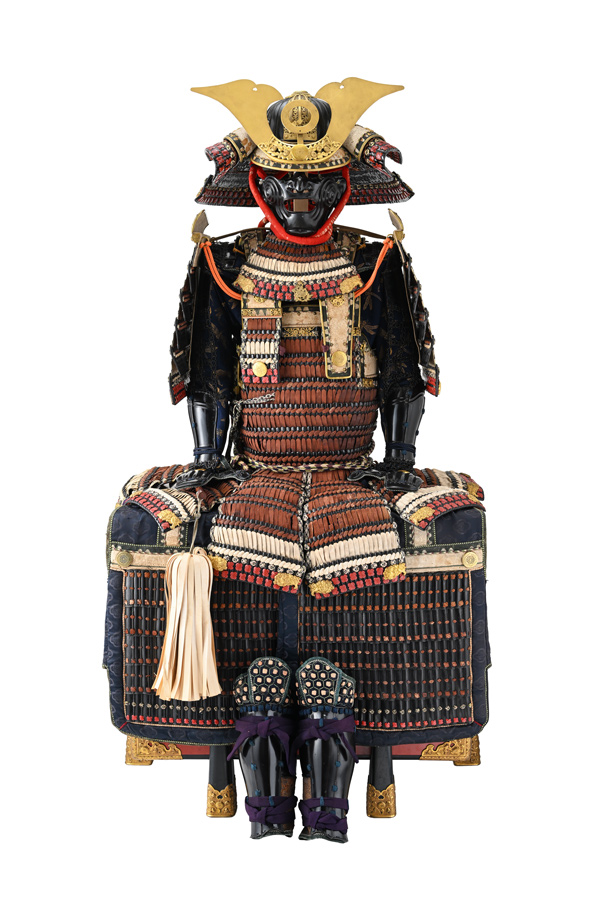 甲冑/鎧 江戸時代後期 本小札紫韋威裾白胴丸具足 兜朱銘・明珍紀宗次造之 重要文化資料の販売