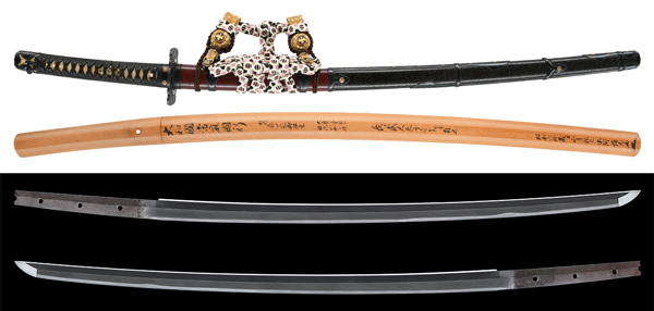 刀　無銘 当麻　附 変塗鞘揃赤銅金具太刀拵　第64回重要刀剣　本阿弥日洲 鞘書の販売