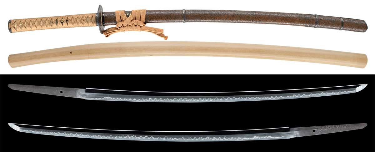 刀　因州住藤原兼先(新刀)　附 変塗鞘半太刀拵　保存刀剣鑑定書 商品画像