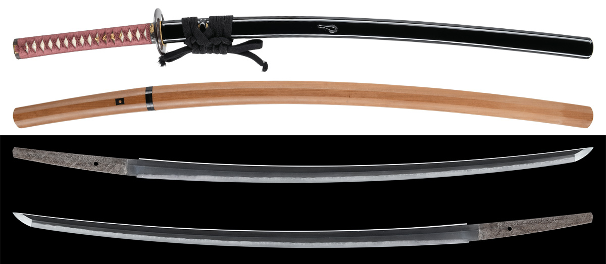 刀　陸奥白川臣固山宗俊作　慶応三年八月日　附 黒蝋色塗鞘打刀拵　特別保存刀剣鑑定書 商品画像