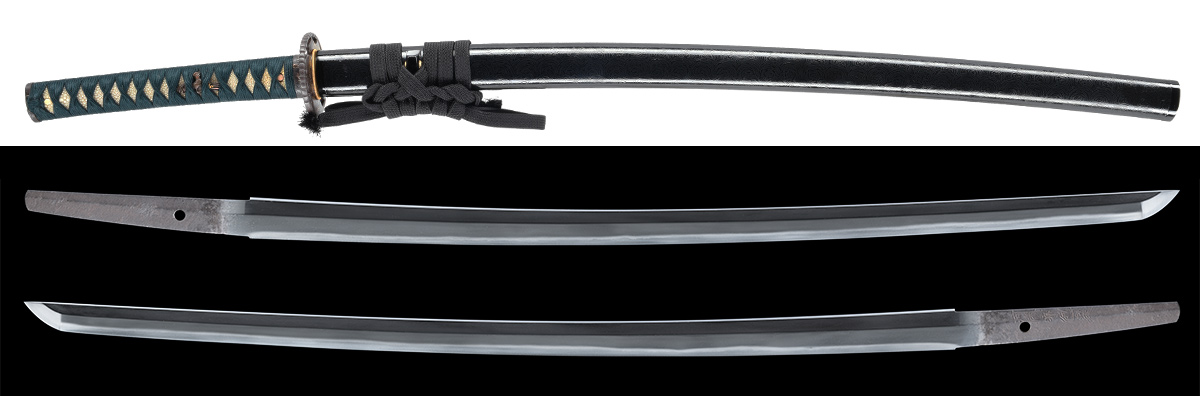 刀　河内守包定　附 変塗鞘打刀拵　保存刀剣鑑定書　業物