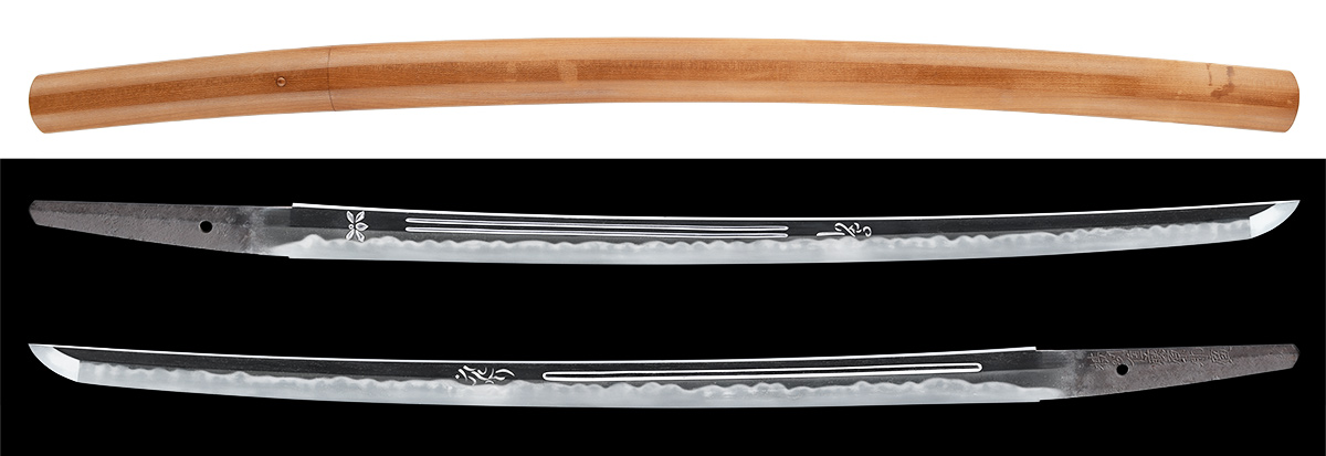 脇差　摂州住藤原助広(初代)　保存刀剣鑑定書　新刀上々作　最上大業物