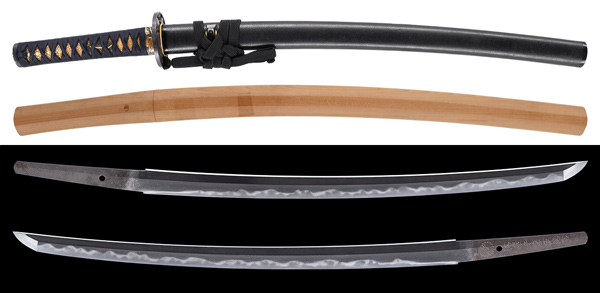 脇差　（菊紋）信濃守藤原信吉 附 黒石目地塗鞘脇差拵　特別保存刀剣鑑定書　日本刀剣保存会鑑定書の販売