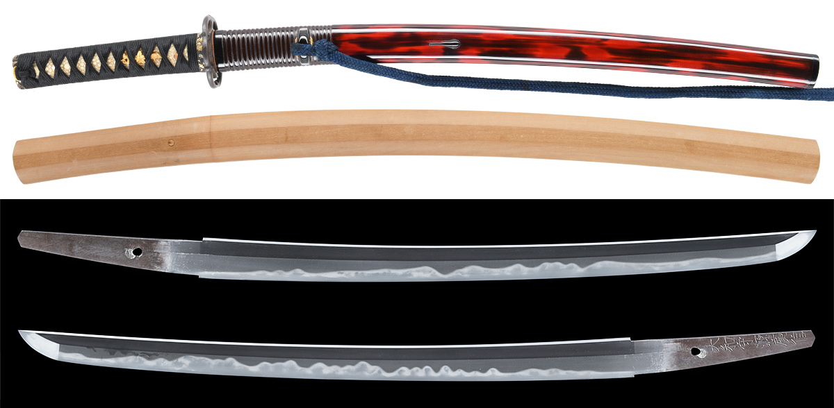 脇差　大和守源広信　附 腰刻変塗鞘脇差拵　保存刀剣鑑定書