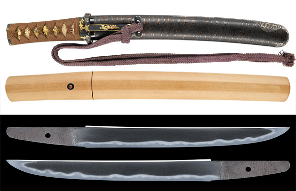 短刀 兼常 桜皮塗拵（TA-040420)｜刀・日本刀の販売なら日本刀専門店の