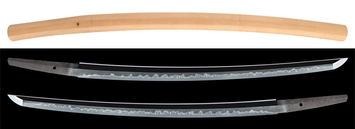 脇差　(菊紋)泰信法橋源光平（日置光平）　特別保存刀剣鑑定書　新刀上作　良業物 商品画像